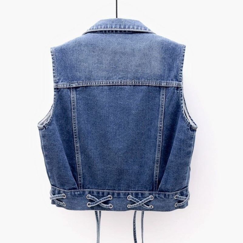 ANASTASIA CLASSIC DENIM VEST