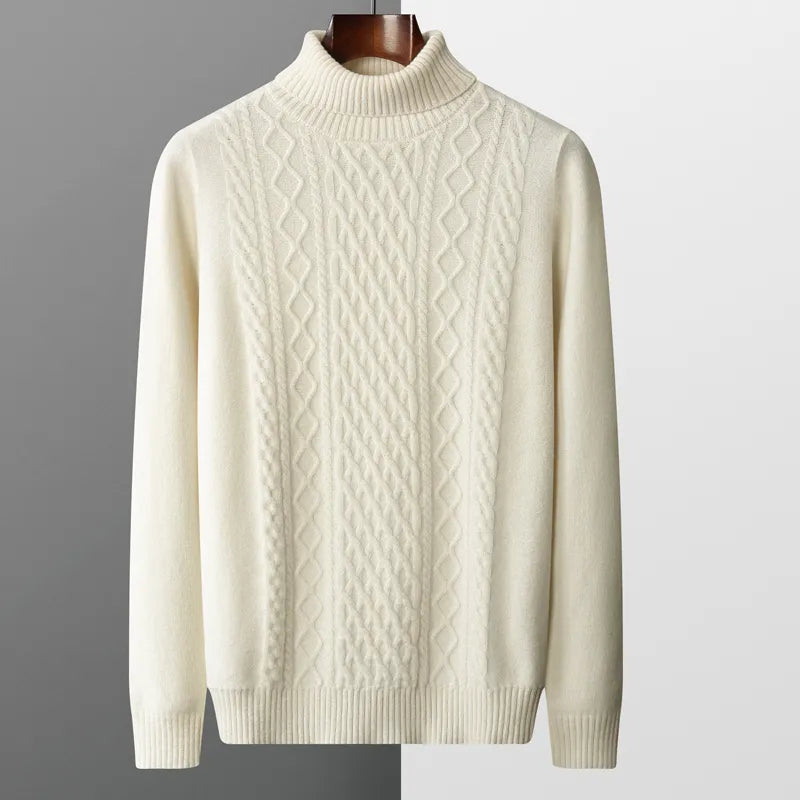 Vinzéncio 100% Merino Ace Turtleneck