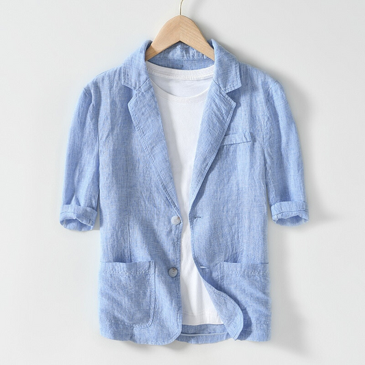 Sebastian Slim Fit Linen Blazer