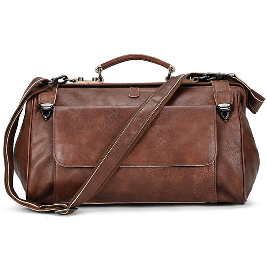 Vinizio Luxurious Leather Duffle Bag