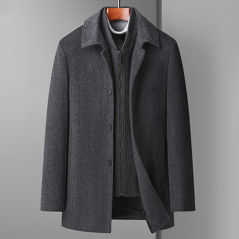 Milano-Calou Luxurious Wool Overcoat