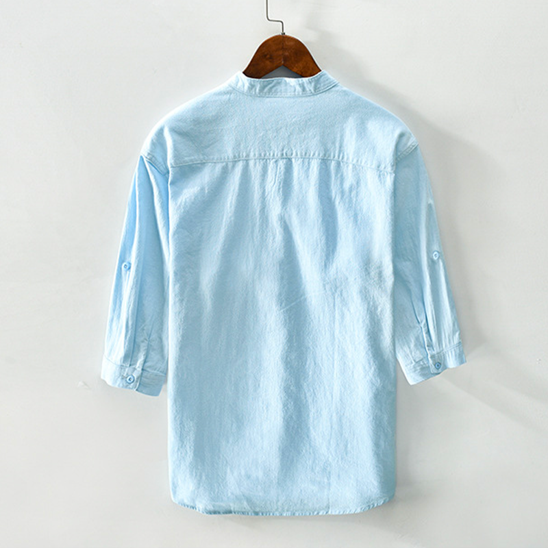 VINCÉNZIO CASTELINNO PREMIUM LINEN SHIRT