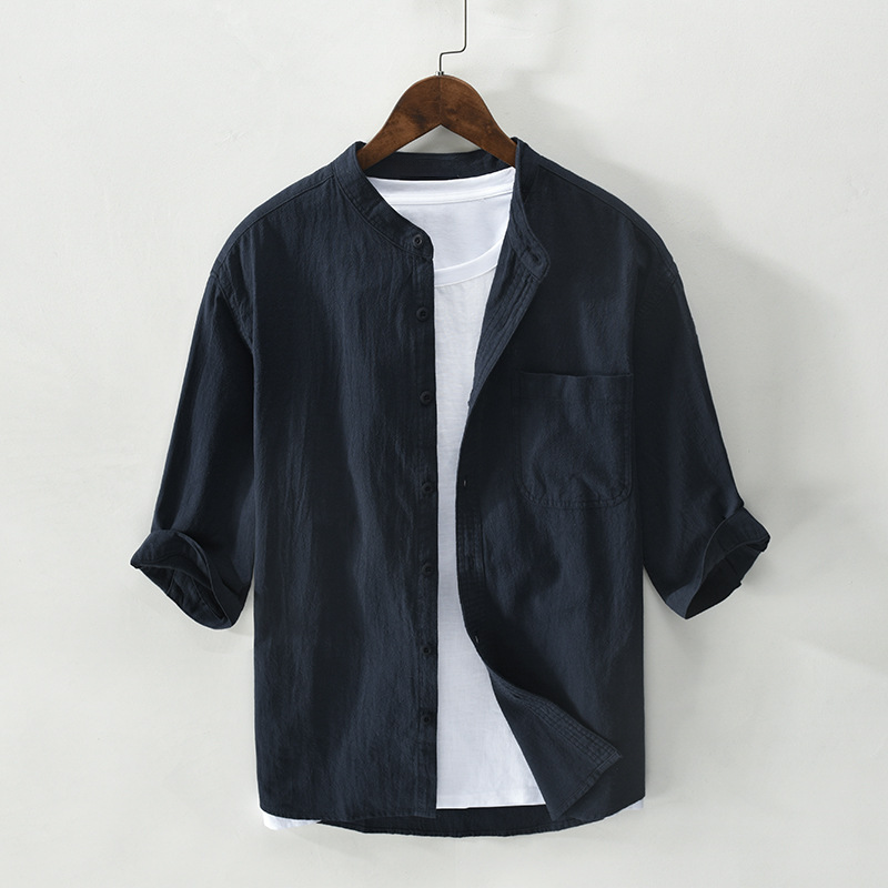 VINCÉNZIO CASTELINNO PREMIUM LINEN SHIRT