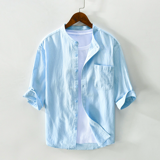 VINCÉNZIO CASTELINNO PREMIUM LINEN SHIRT