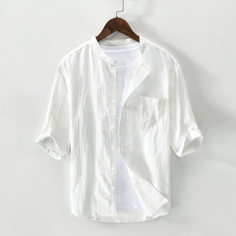 VINCÉNZIO CASTELINNO PREMIUM LINEN SHIRT