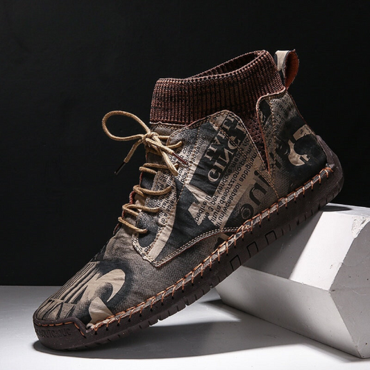 VINTAGE GAZETTE SUEDE BOOTS