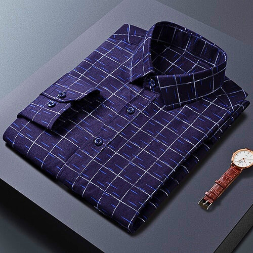 VINTAGE SLIM-FIT DRESS SHIRT BY PRESTIGECRAFT™