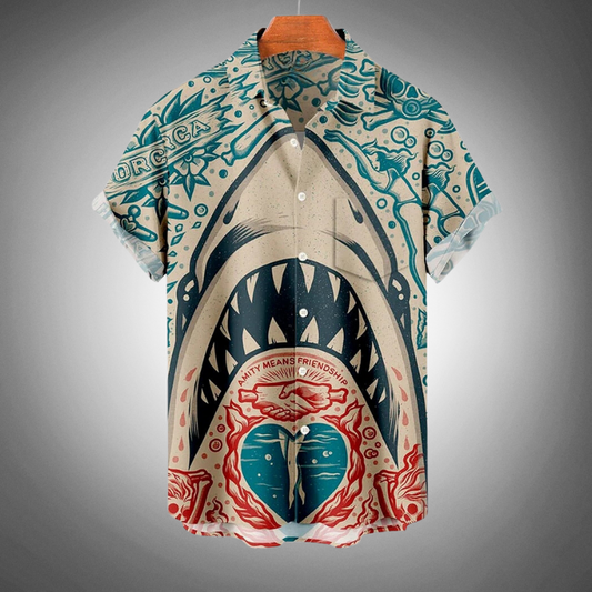 William Nautical Jaws-Dropping Beach Shirt