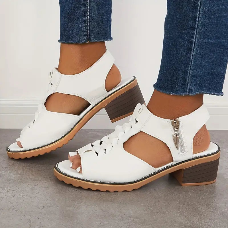 Victoria Harrington Chucky Heel Sandals