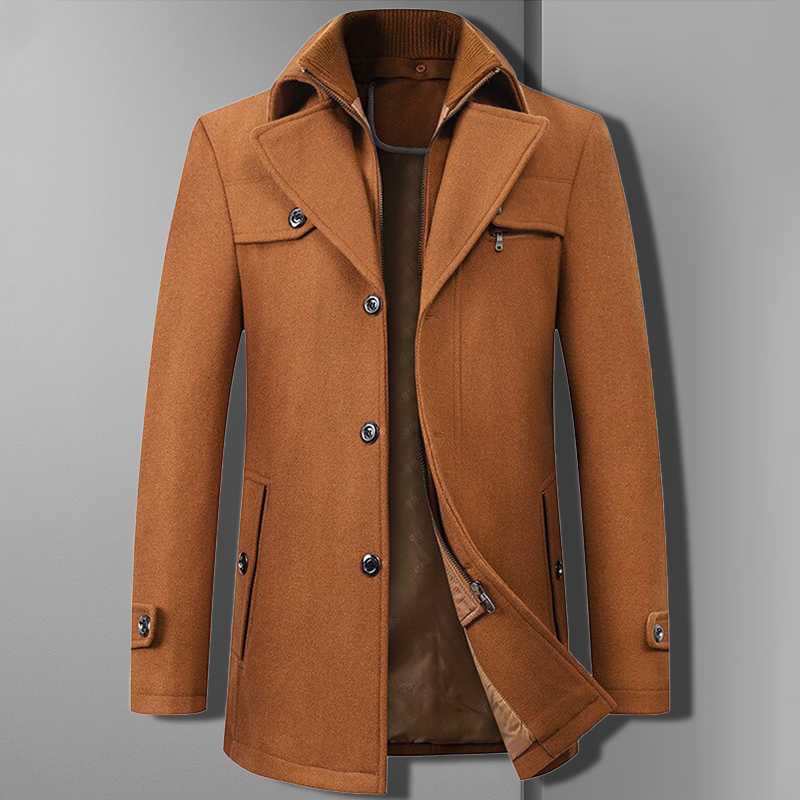 Lewis Luxurious Wool Blend Overcoat