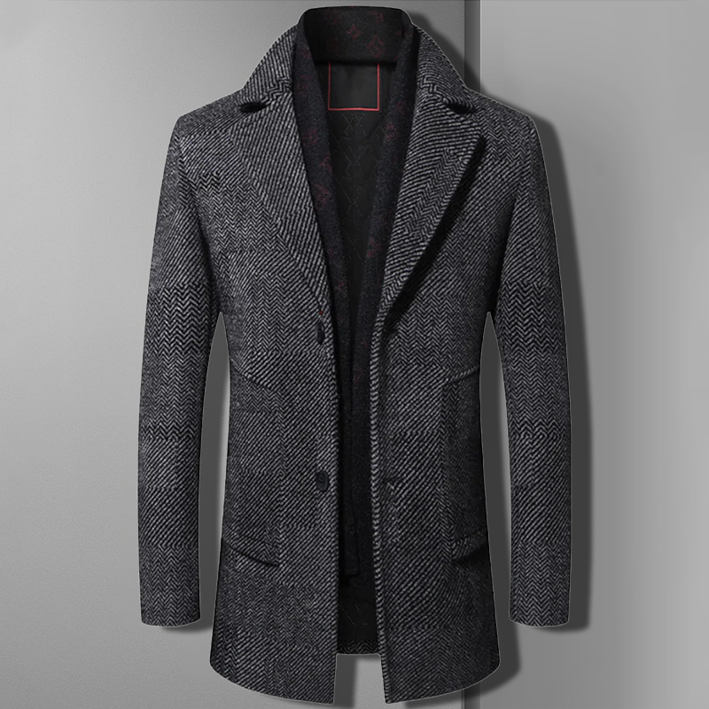 Ethan Timeless Wool Blend Overcoat