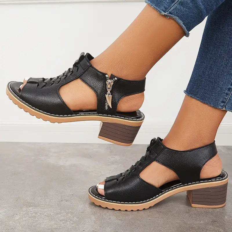 Victoria Harrington Chucky Heel Sandals