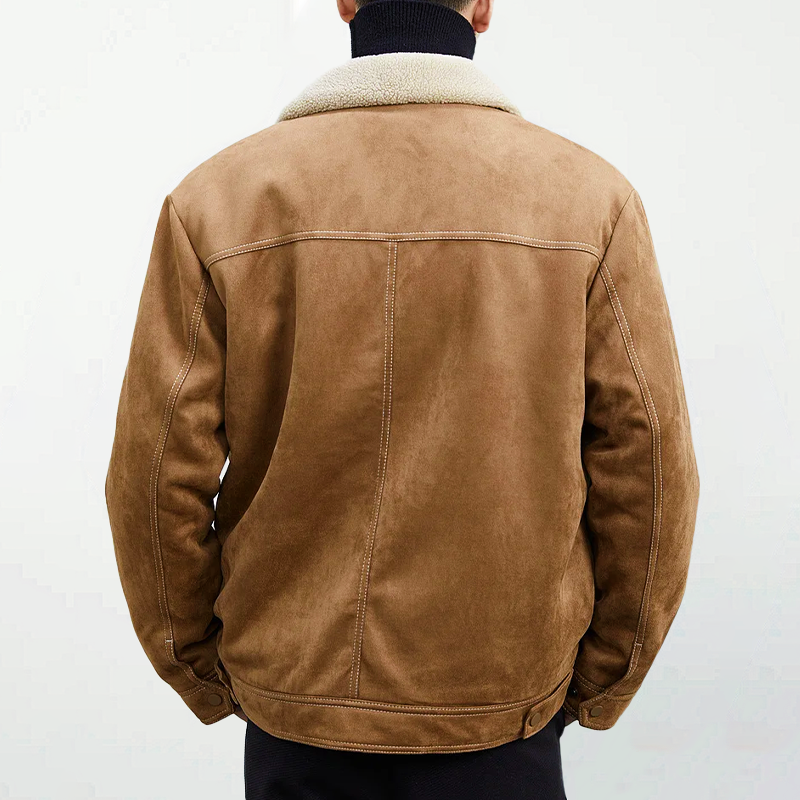 CRUSADER SHERPA EDGE LEATHER JACKET