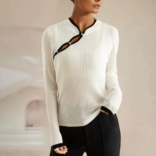 TRÉSOR DE PERLE PERUVIAN WOOL SWEATER