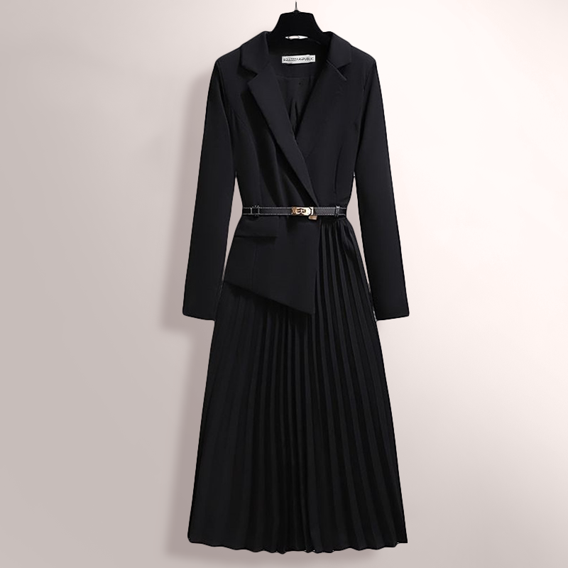 Calienne Intricate Pleated Trench Coat