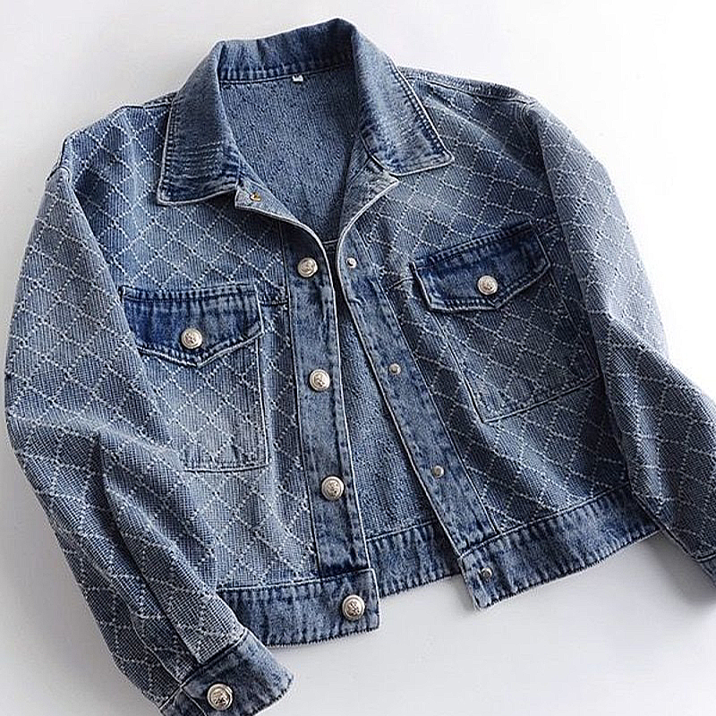 Brielle Bleu Classic Denim Jacket