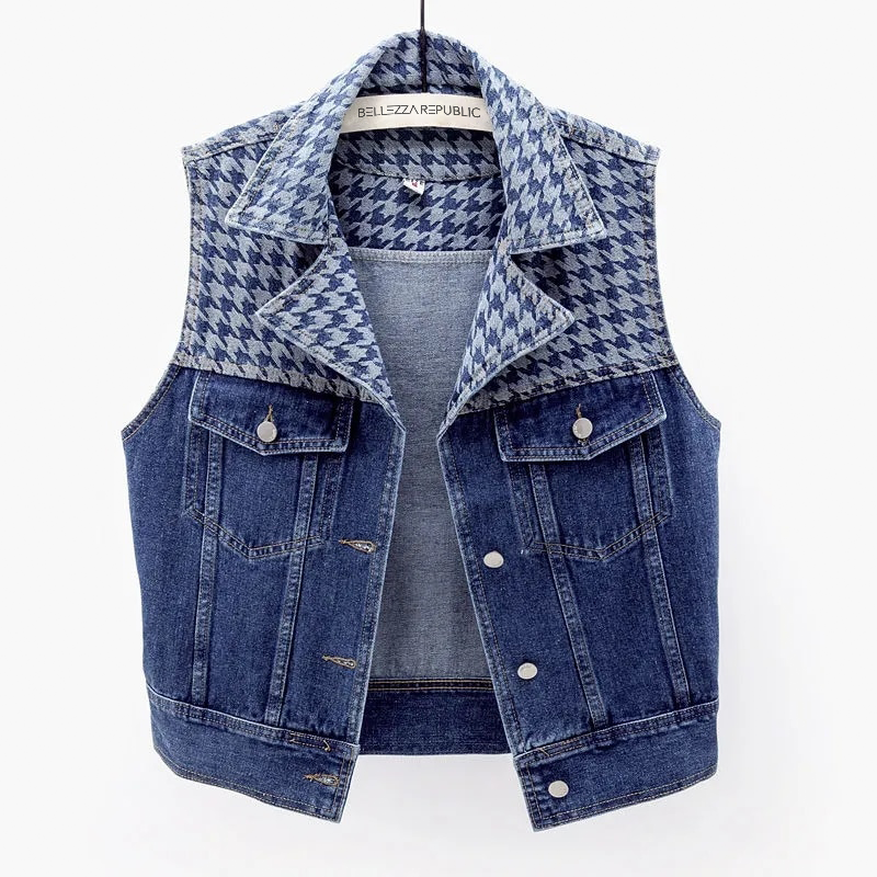 Bella Bliss Edgy Denim Vest