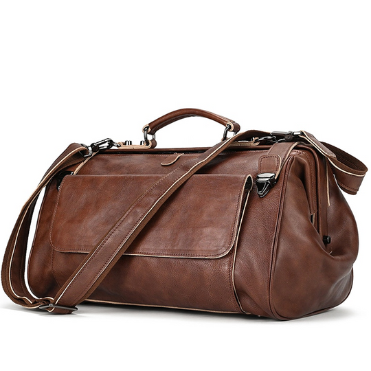 Vinizio Luxurious Leather Duffle Bag