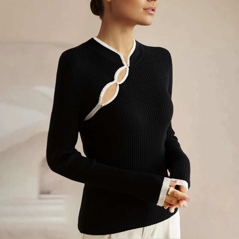 TRÉSOR DE PERLE PERUVIAN WOOL SWEATER