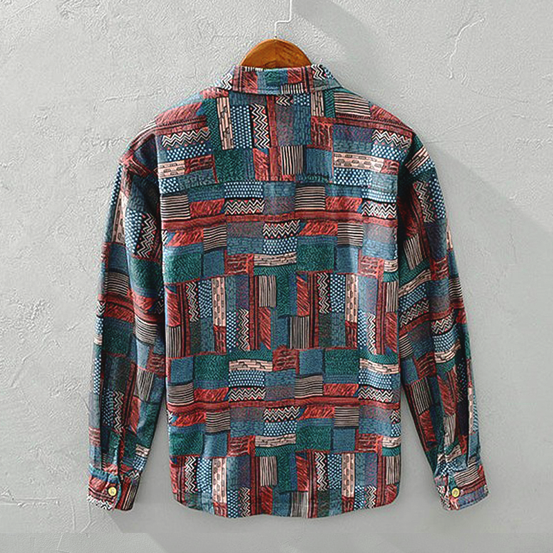 VINIZIO VINTAGE PATCHWORK SHIRT