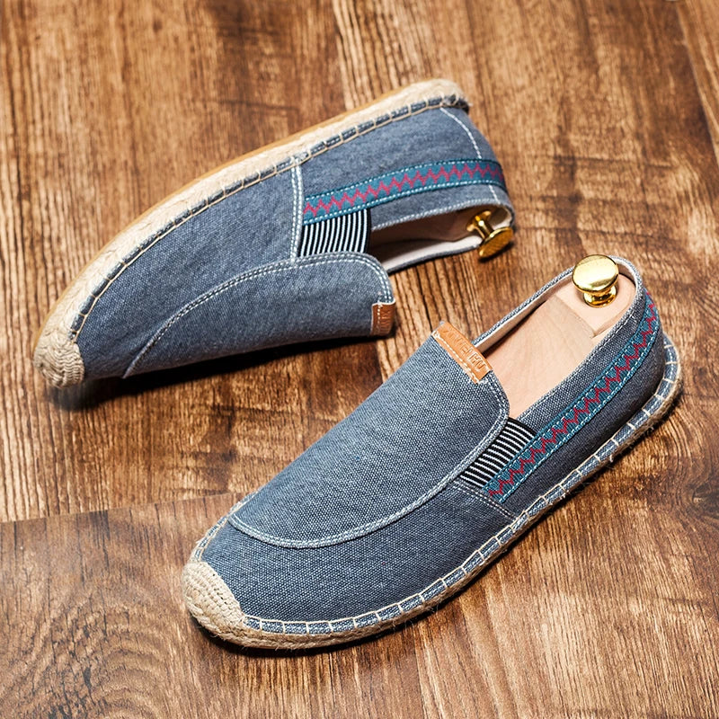 Vermillion Classic Canvas Loafers