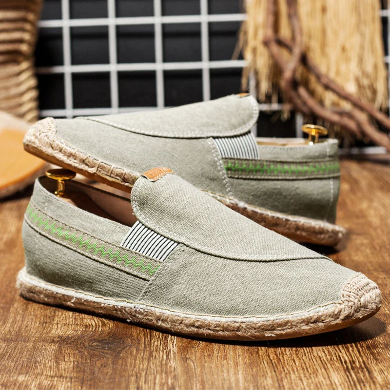 Vermillion Classic Canvas Loafers