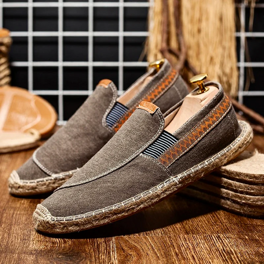 Vermillion Classic Canvas Loafers
