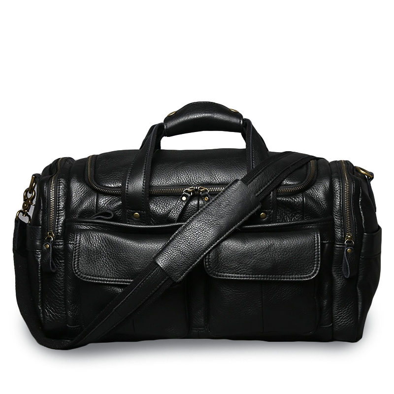 Russel-Etrou Vintage Leather Duffle Bag