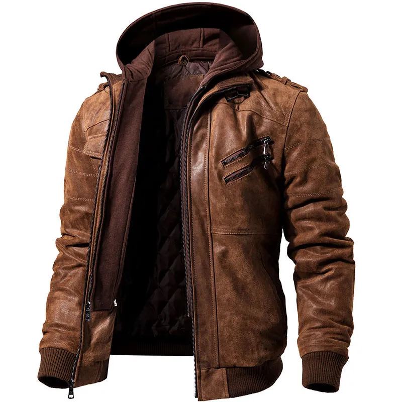 SEBASTIEN DUAL-CORE LEATHER JACKET