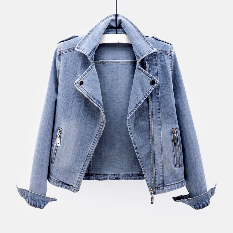 L'ATTRIXCION EDGY DENIM JACKET