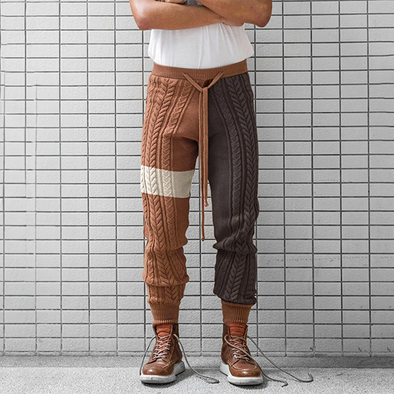 VANGUARD PATCHWORK KNIT JOGGER