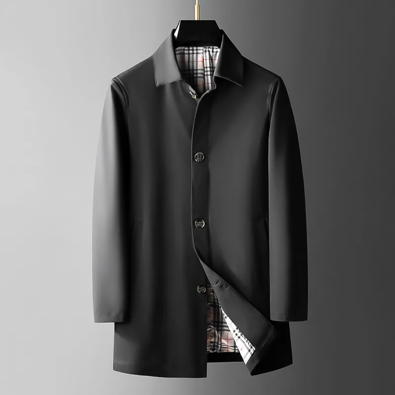 SALVADOR DUALCORE™ PLAID OVERCOAT