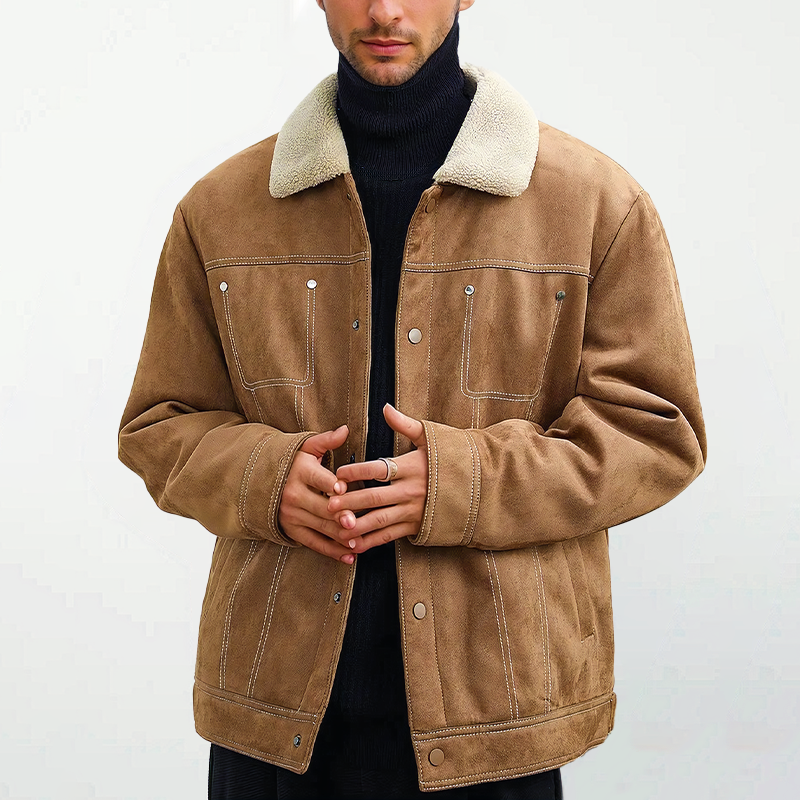 CRUSADER SHERPA EDGE LEATHER JACKET