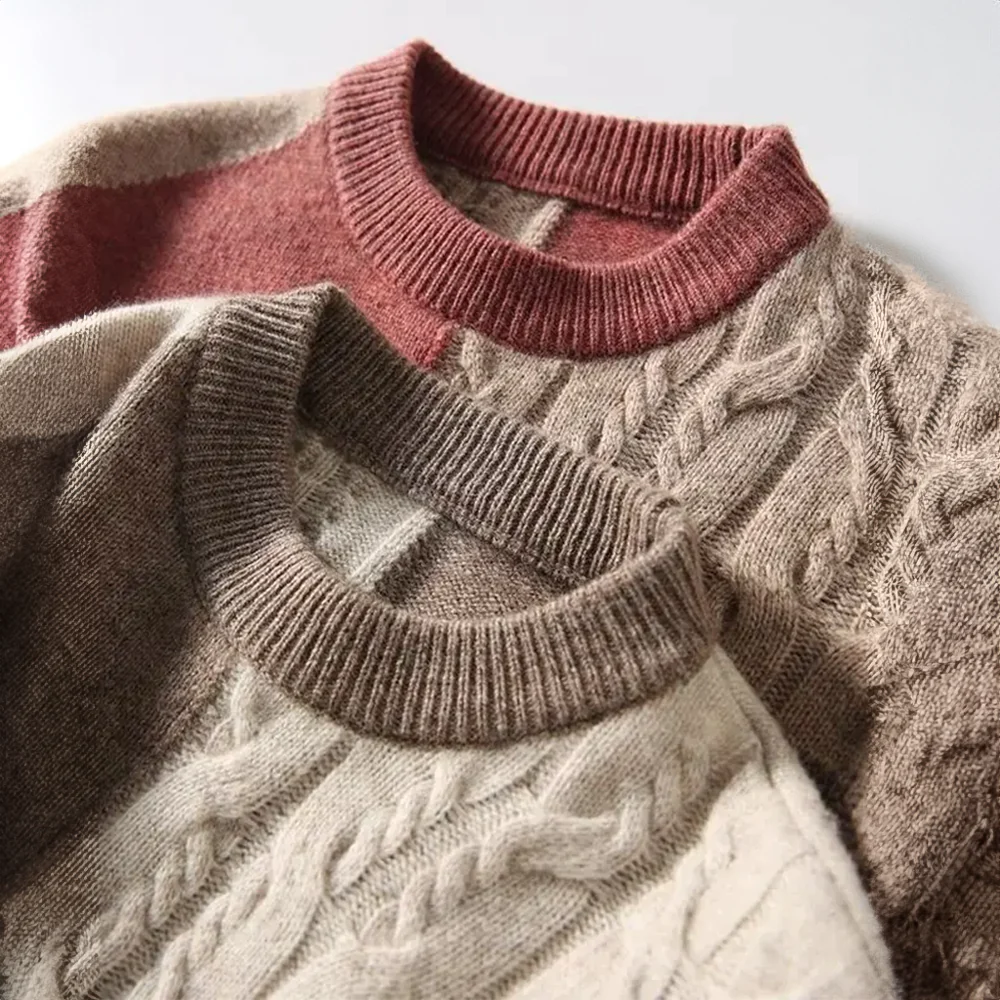 VINTAGE COUTURE PATCHWORK SWEATER