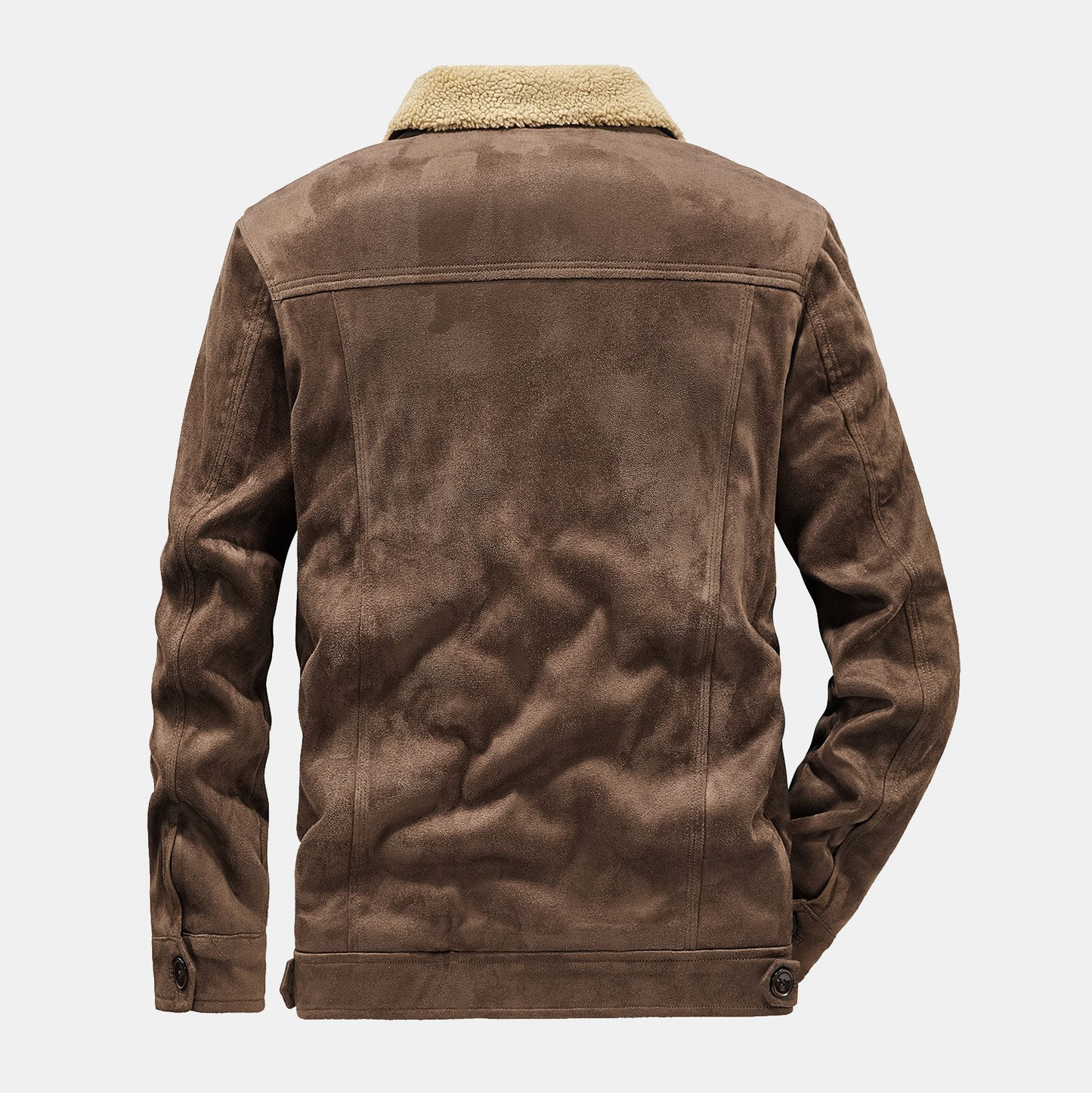 VICEROY FLEECE-LINED SUEDE JACKET