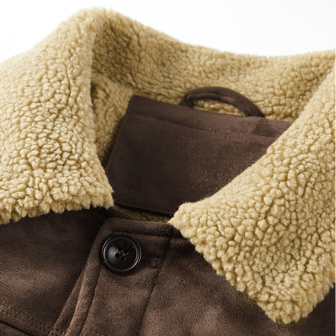VICEROY FLEECE-LINED SUEDE JACKET