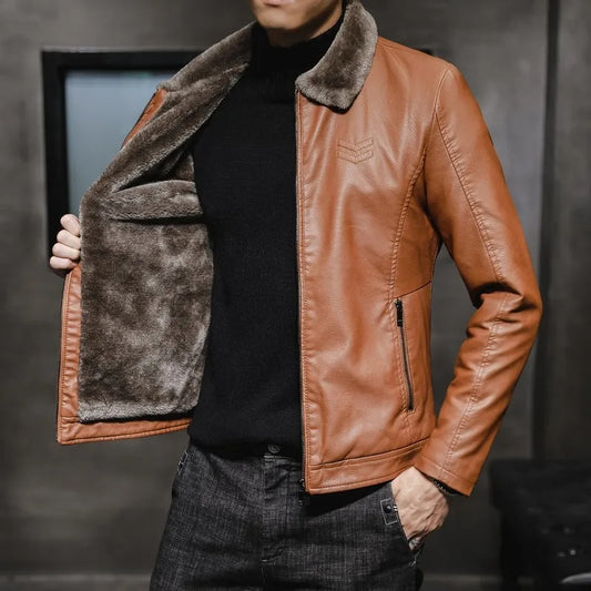 Vincent Leather Bomber Jacket