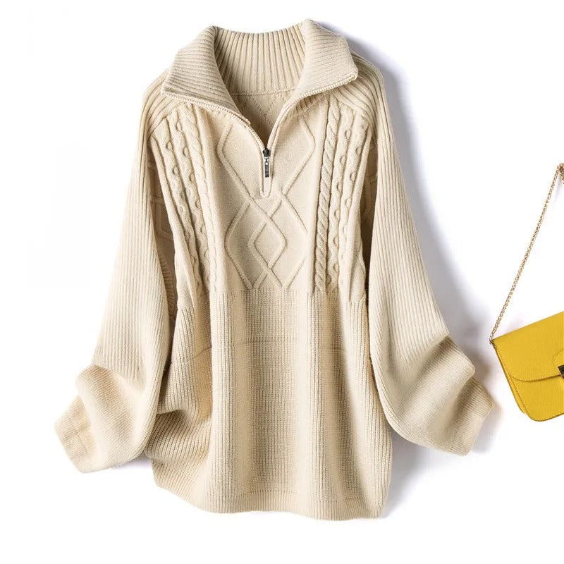 Veloura™ Cable Knit Sweater