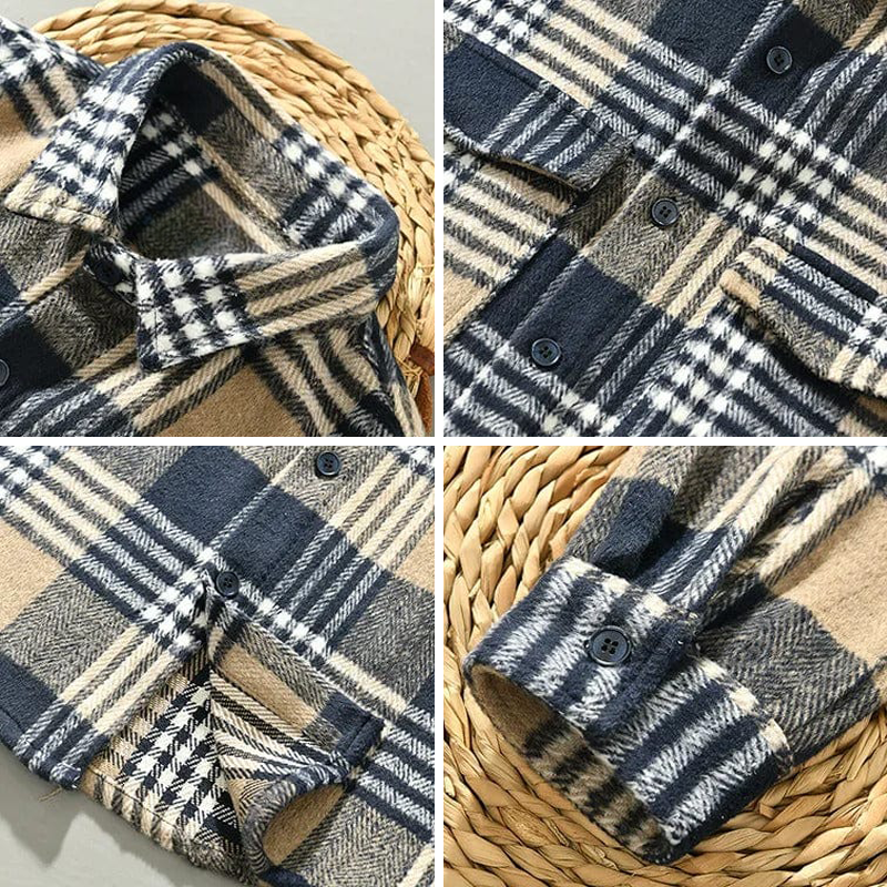 VINZÉNCIO GINGHAM FLANNEL SHIRT