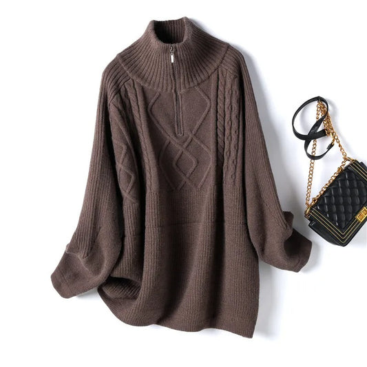 Veloura™ Cable Knit Sweater