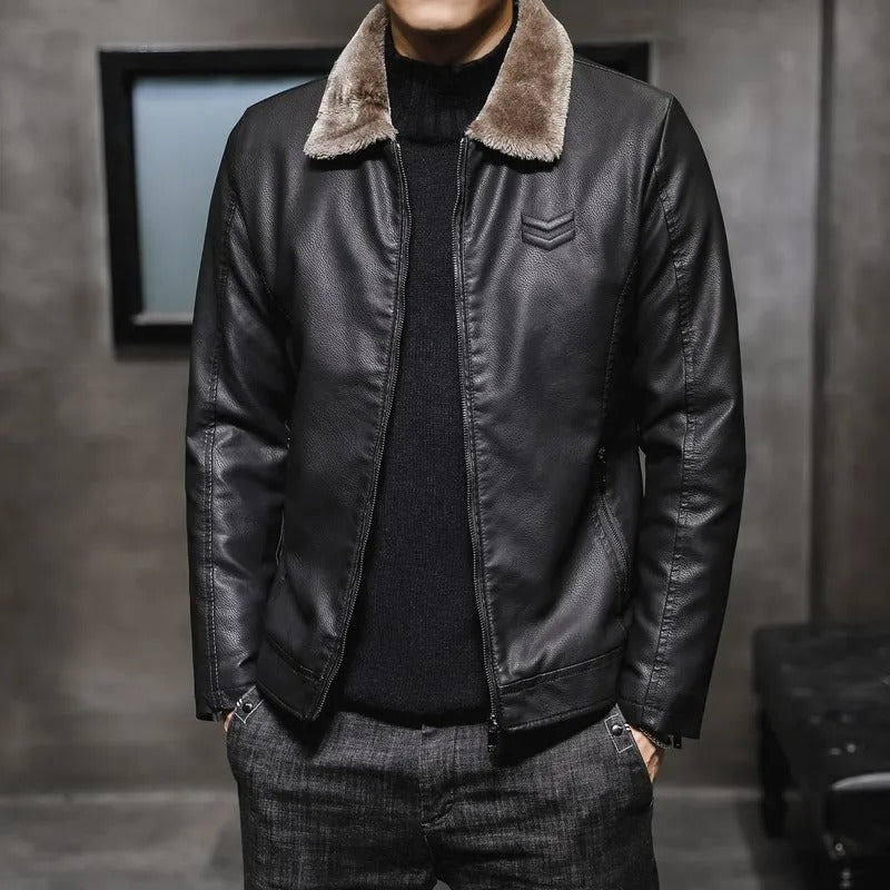 Vincent Leather Bomber Jacket