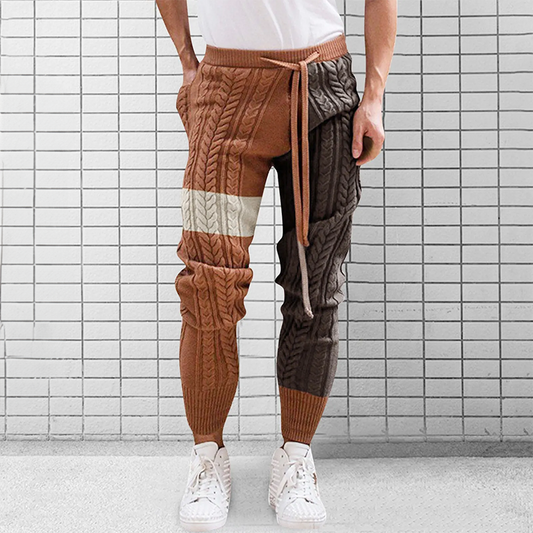 VANGUARD PATCHWORK KNIT JOGGER
