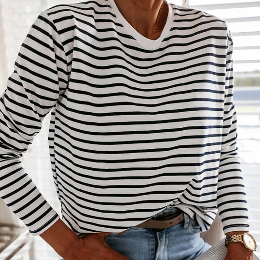 SCARLETT ELEGANT STRIPED SHIRT