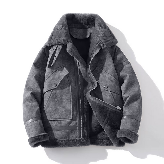 VESPER VELVETRON™ SHERPA EDGE BOMBER JACKET