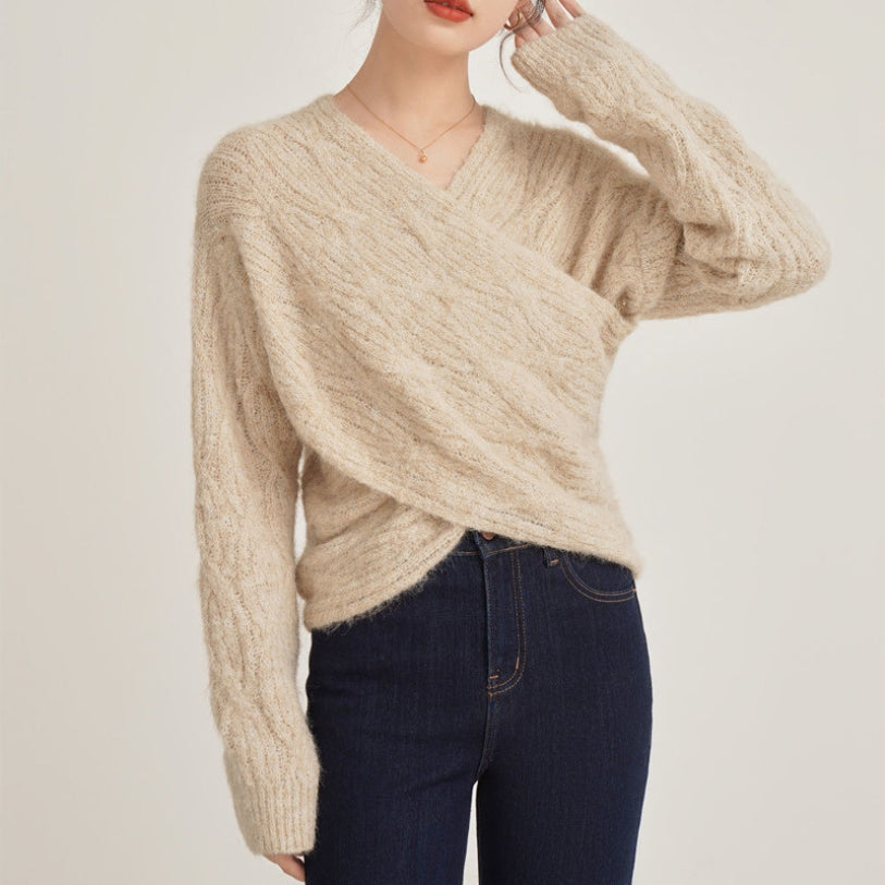 VIVACOUTURE™ WRAP SWEATER