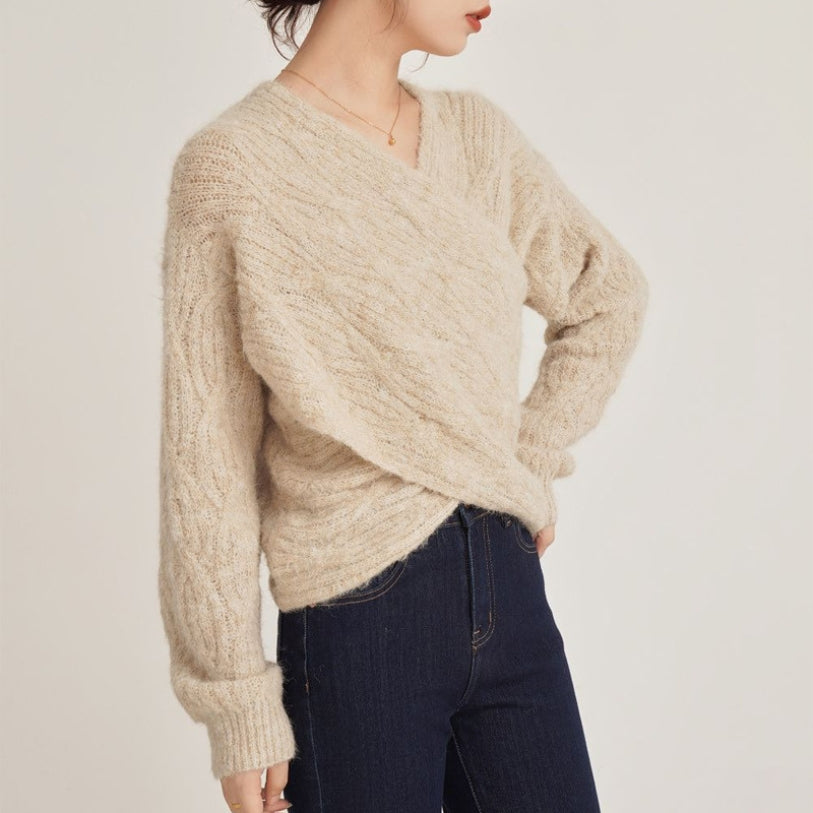 VIVACOUTURE™ WRAP SWEATER
