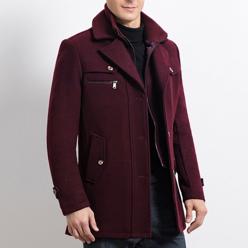 VALENTYN™ PREMIUM VIRGIN WOOL OVERCOAT