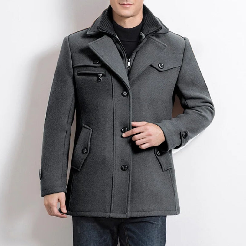 VALENTYN™ PREMIUM VIRGIN WOOL OVERCOAT