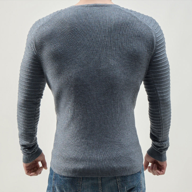 VIGORFLEX™ MUSCLE-FIT SWEATER